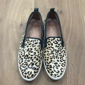 Halogen leopard platform sneaker